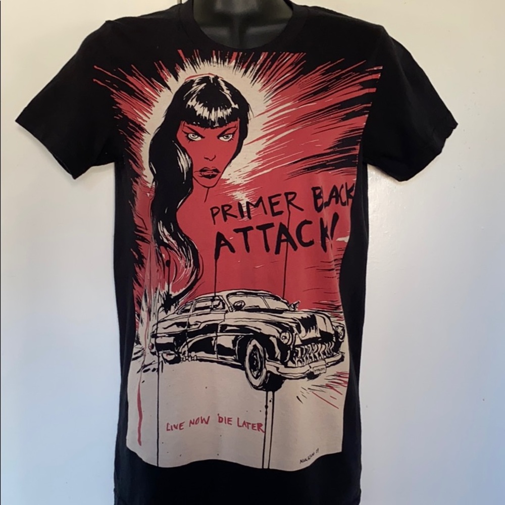 Primer black attack rockabilly t-shirt
